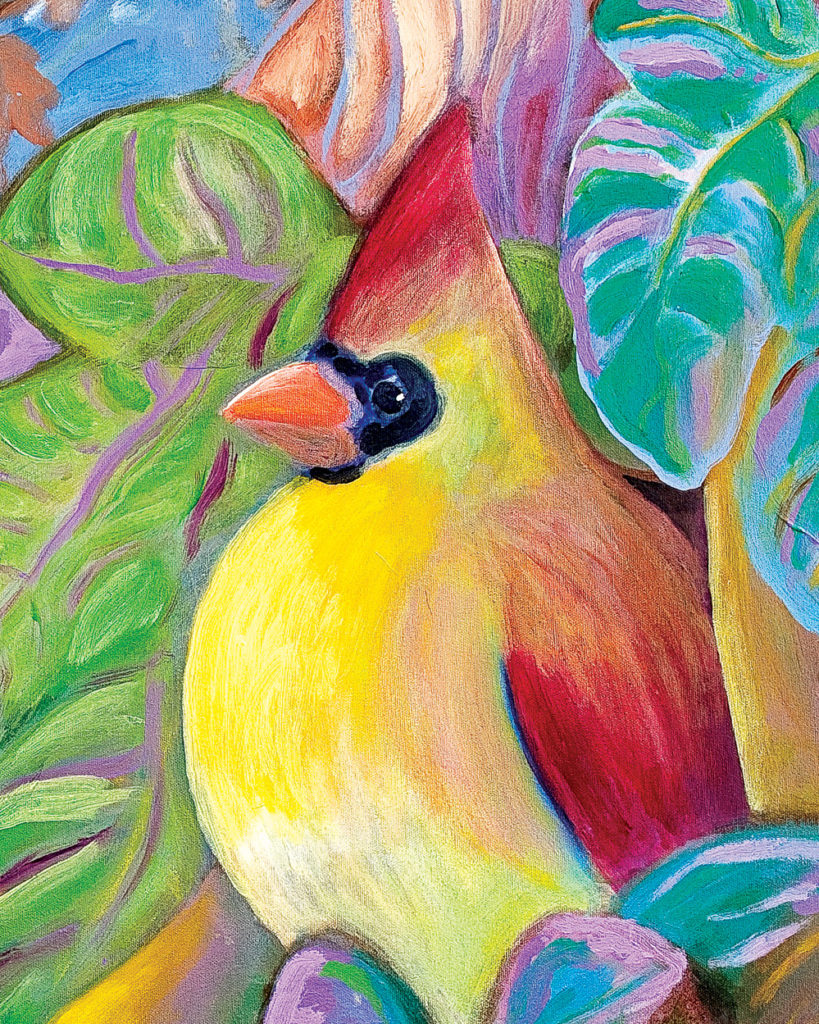 Painting of a cardinal